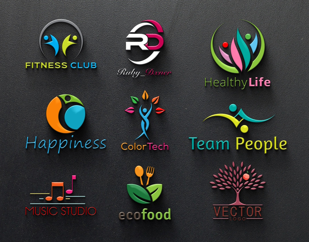 I will do professional minimalist 3D logo design