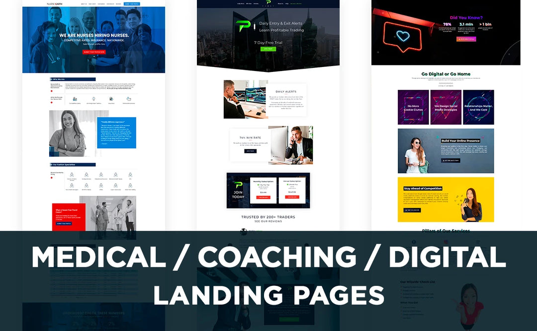 I will build custom wordpress landing page that converts (1 page)