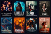 I will design a unique and creative movie poster for your film