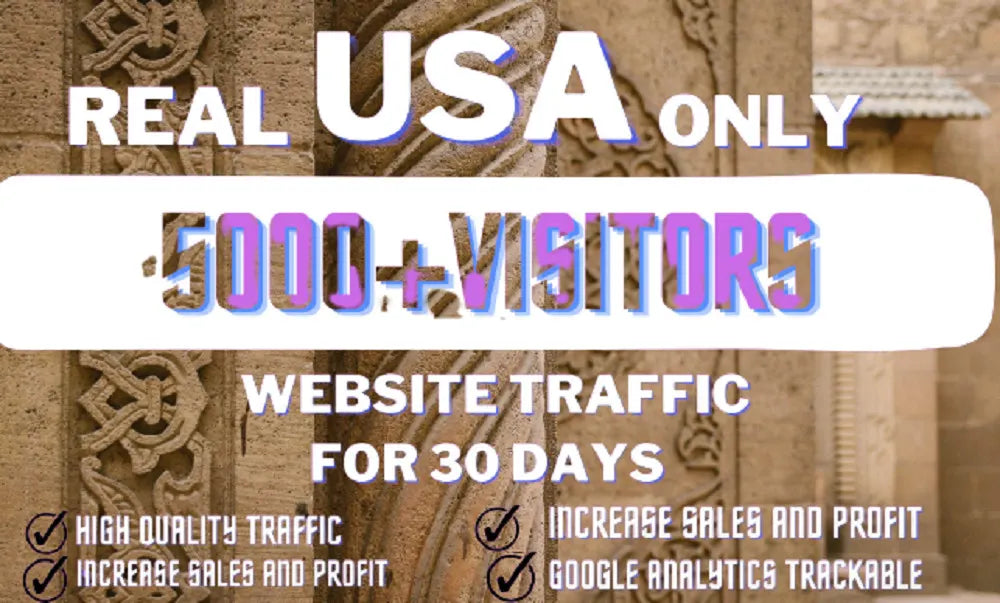 I will do organic website promotion to increase website traffic