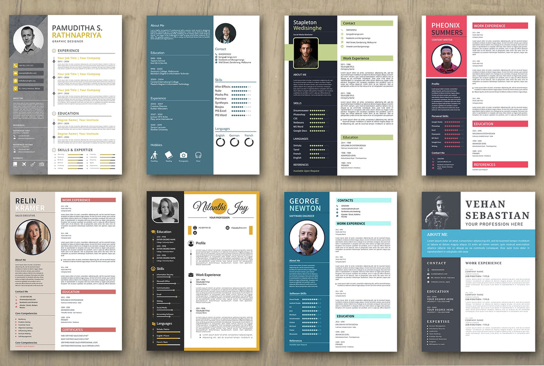 I will design an outstanding infographic resume CV design