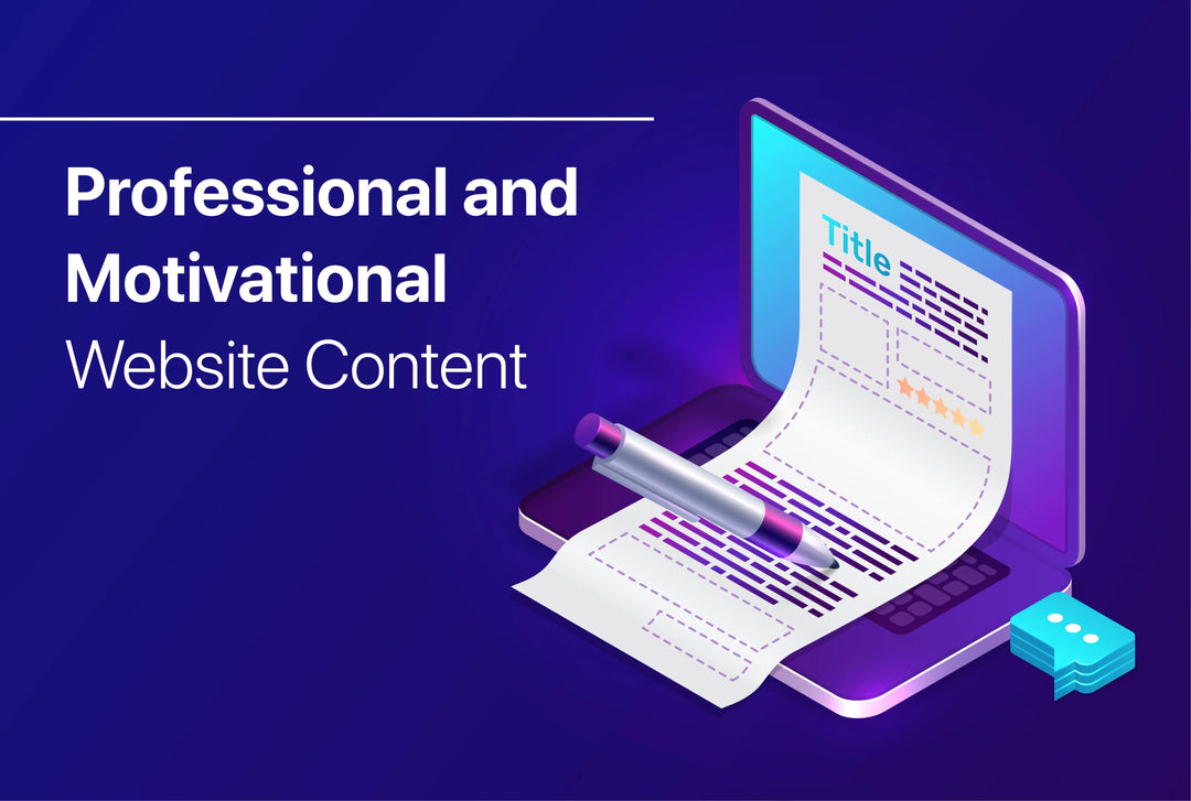 I will write professional, attractive and SEO website content upto 500 words