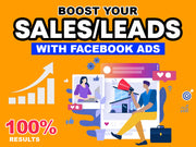You will get 100% Successful High Result Facebook ads campaign(Sales/Leads Guaranteed)