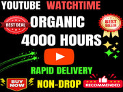 You will get YouTube watch time | Organic 1000 hours watch time for channel monetization