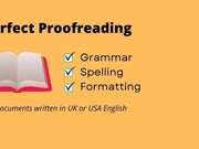 I will check your grammar, spelling and proofread your writing (upto 3000 words)