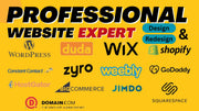 I will godaddy website, godaddy website design, godaddy redesign godaddy website design (1 page)