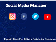 I will be your monthly social media manager and content creator (1 platform)