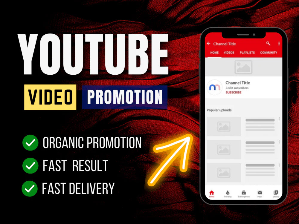 I will do youtube promotion for monetization organically (5,000 audience)