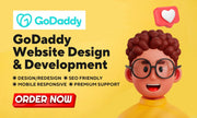 I will design or redesign stunning godaddy website or godaddy ecommerce store (5 pages)