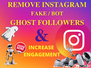 You will get remove 4000 Instagram fake, bot, ghost, and inactive followers removal(100% satisfaction guaranteed)