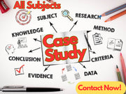 I will do professional business case studies writing and financial research (500 words)
