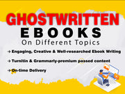 I will write your book or ebook (upto 1000 words)